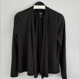 DSG Women’s Space Black Open Front Cardigan Small
